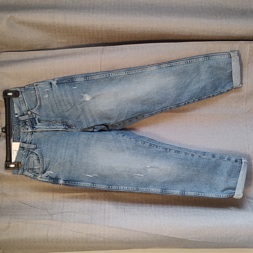Arizona Mom Jean High Rise Semi-relaxed Tapered Leg Sz 5 NWT